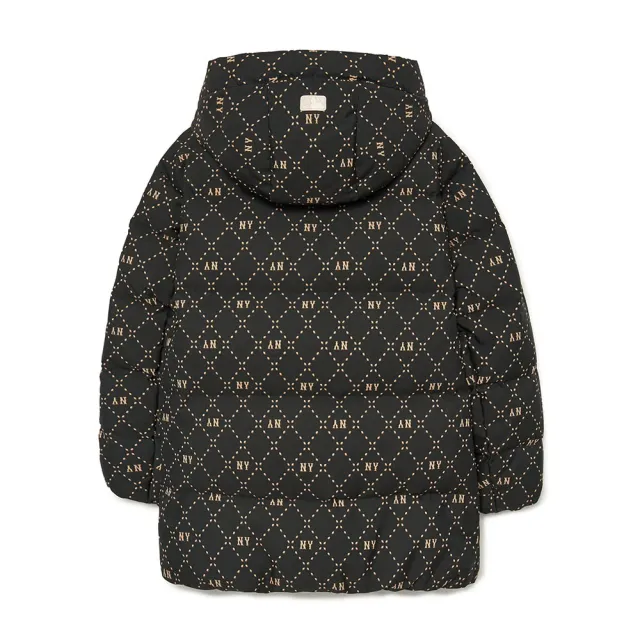 【MLB】連帽 中長版 羽絨外套 MONOGRAM系列 洋基隊(3ADJM0336-2款任選)