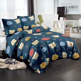 【寢安家居 買一送一】台灣製舒柔棉銀離子抗菌床包枕套組(單人/雙人/加大/床包/床單/床罩 多款任選)