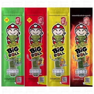 【愛Phone】泰國原裝 小老闆海苔 12入(小老板海苔 棒狀海苔 小老闆海苔 海苔 泰國海苔 海苔卷 海苔棒)