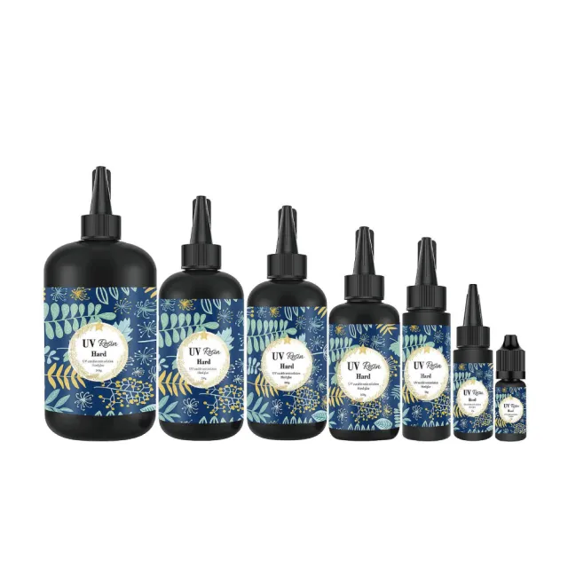 【WARM DAY LIFE】5入組 高透水晶UV膠 50g(固化膠 硬膠 UV膠水 水晶滴膠 紫外線固化)