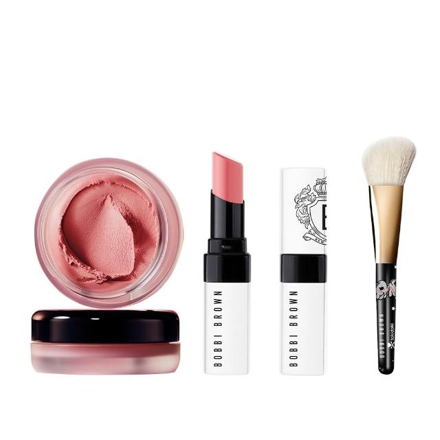 【Bobbi Brown 芭比波朗】秒速澎潤嘟嘟唇組(晶鑽潤色護唇膏+雲朵腮紅8.5g/雙11限定)