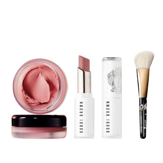【Bobbi Brown 芭比波朗】原生釉光粉嫩組(釉光水唇膏+雲朵腮紅8.5g/雙11限定)
