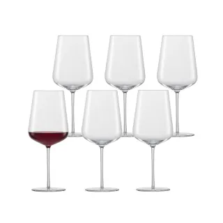 【ZWIESEL GLAS】ZWIESEL GLAS Vervino 類手工波爾多紅酒杯742ml 六入組(紅酒杯/白酒杯/品酒杯)