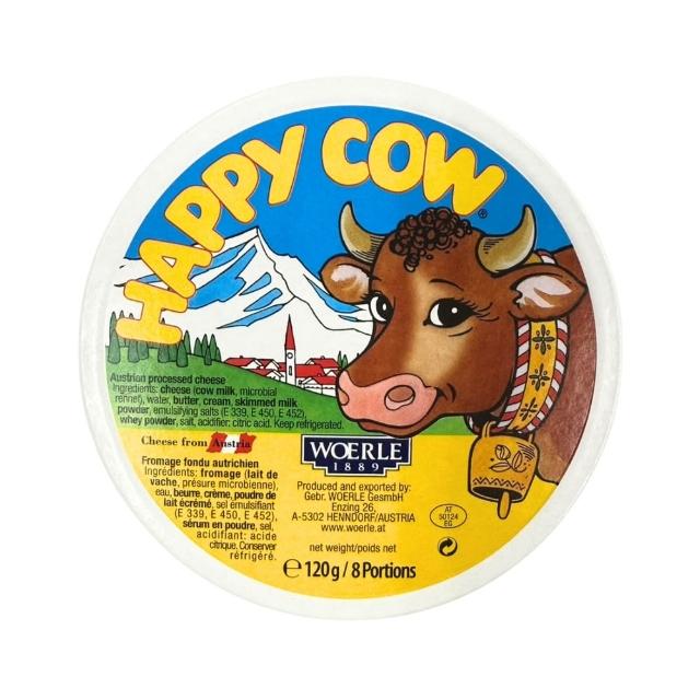 【Happy Cow 快樂牛】Happy Cow 快樂牛_圓乾酪_低脂/原味/特濃_10入(效期2026/09/07)