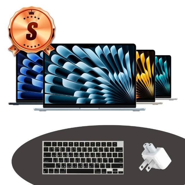 【Apple】S級福利品 MacBook Air 13.6吋 M3 晶片 8核心CPU 與 10核心GPU 16G 512G SSD(國際版官方整新機)