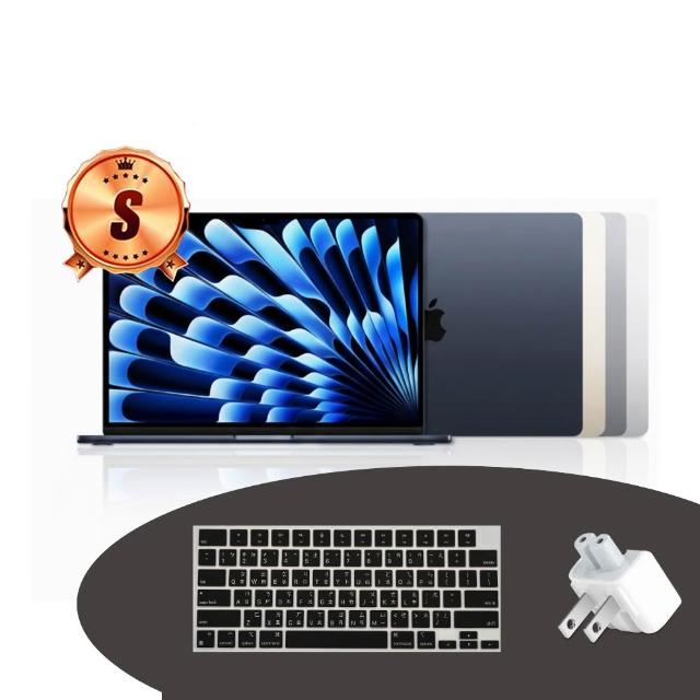 【Apple】S級福利品 MacBook Air 13.6吋 M3 晶片 8核心CPU 與 10核心GPU 8G 512G SSD(國際版官方整新機)