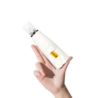 【TWBUY 台灣好購】五折迷你自動傘 折疊黑膠晴雨傘 兩用迷你便攜(小巧晴雨二用自動折傘)