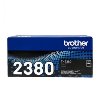【Brother 兄弟牌】TN-2380原廠高容量黑色碳粉匣二入組 適用機型：HL-L2320D/ DCP-L2540DW(TN-2380 二入組)