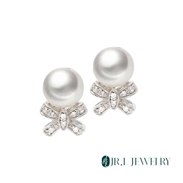 【JR.L金瑞利珠寶】年終慶 天然珍珠 2.5-8MM 純銀925珍珠耳環(貼耳式系列C)