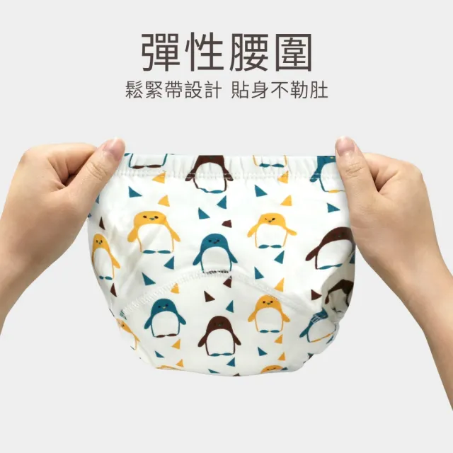 【PUKU 藍色企鵝】棉柔學習尿布褲(多款式)