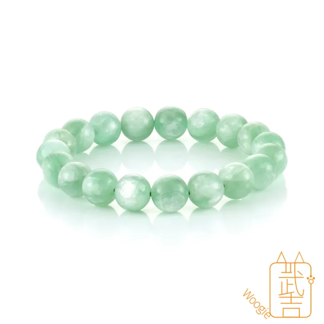 【Woogie武吉珠寶】暴閃翠綠祖母晶手鍊(翠祖母晶11mm)