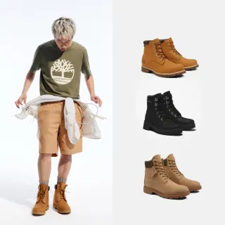 【Timberland 官方旗艦】精選6吋靴 中筒靴 防水靴 休閒靴 男鞋/女鞋(多款任選)