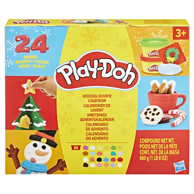 【PLAYDOH 培樂多】MOMO獨家 黏土系列(節慶倒數月曆)