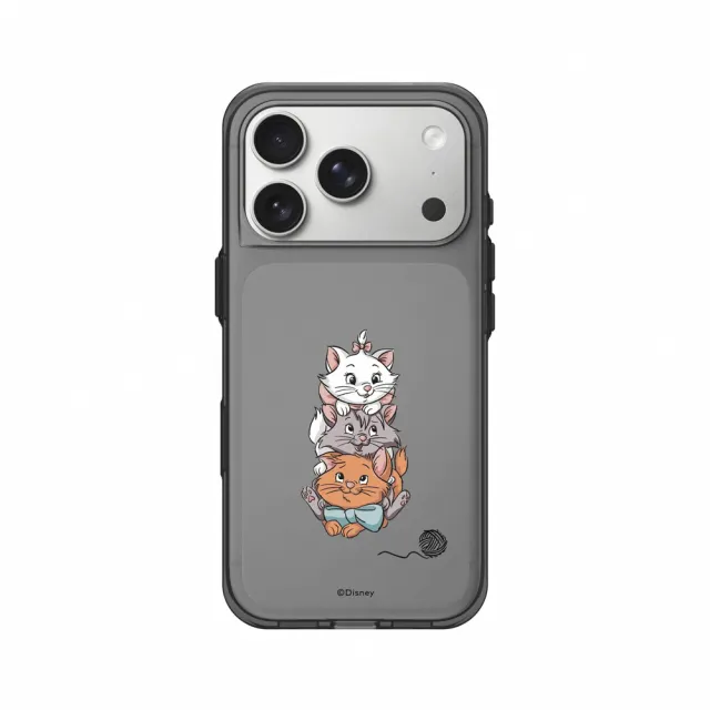 【RHINOSHIELD 犀牛盾】iPhone 17/Air/Pro/Pro Max Clear 抗黃化透明防摔手機殼/貓兒歷險記(迪士尼經典)