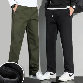 【NEW FORCE】特選保暖內刷絨男長褲-多款可選(男長褲/休閒褲/運動褲/刷絨褲/保暖長褲)