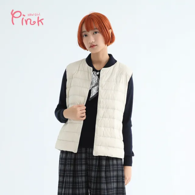 【PINK NEW GIRL】秋冬輕量型羽絨背心 Z3701BQ(3色)