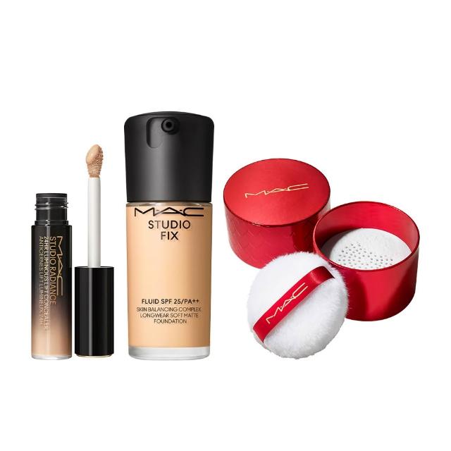 【M.A.C】免修圖持妝濾鏡粉底組(超持妝奢緞遮瑕精華 11ml+超持妝濾鏡粉底液 SPF25/PA++ 30ml/防曬_雙11)