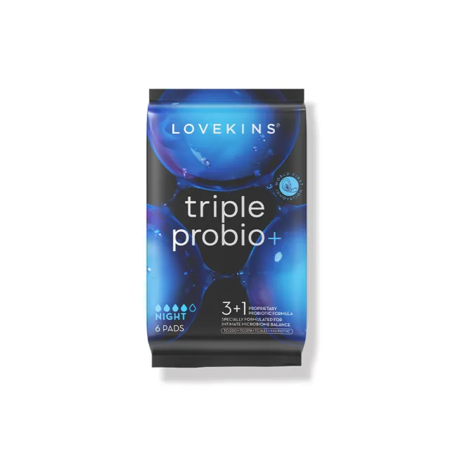 【Lovekins 沐歆】Triple Probio 益菌衛生棉/安心褲 新手4入組(混尺寸/245mm/290mm/360mm/安心褲)