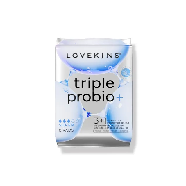 【Lovekins 沐歆】Triple Probio 益菌衛生棉/安心褲 新手4入組(混尺寸/245mm/290mm/360mm/安心褲)