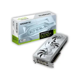 【GIGABYTE 技嘉】GeForce RTX5070Ti EAGLE OC ICE SFF 16G顯示卡(GV-N507TEAGLEOC ICE-16GD)