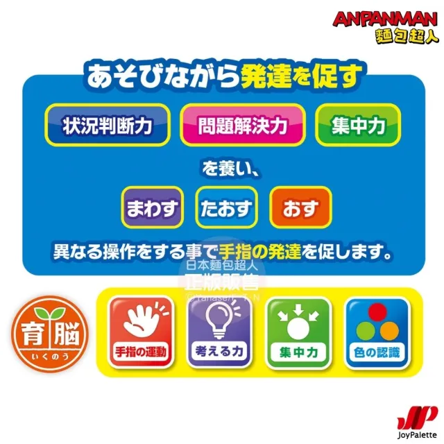 【ANPANMAN 麵包超人】官方商店  麵包超人腦部訓練〜前進吧工具車