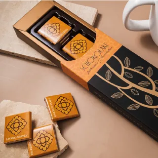 【巧克力雲莊】64%夏威夷豆黑巧克力薄片兩盒組(12入/盒)