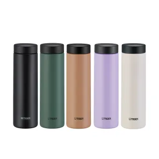 【TIGER虎牌】旋蓋雙層不鏽鋼保溫瓶 500ml(MMZ-W050 真空保溫杯/輕量隨行杯)