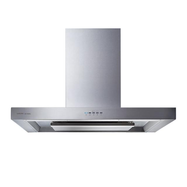 【SAKURA 櫻花】90cm倒T直流變頻3D環吸除油煙機(DR-7786BSXL 原廠技師到府 基本安裝)