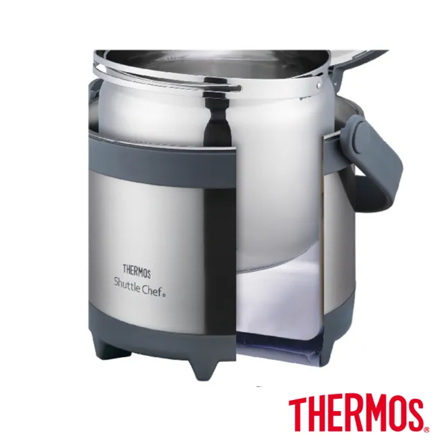 【THERMOS 膳魔師】燜燒提鍋3000ml(TCRA-3000-CS)