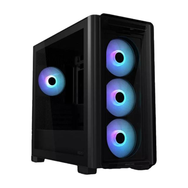 【華碩平台】I3 四核 RTX 5070 {蛇身果毒II}WIFI電競機(I3-14100F/B760/16G D5/2TB)