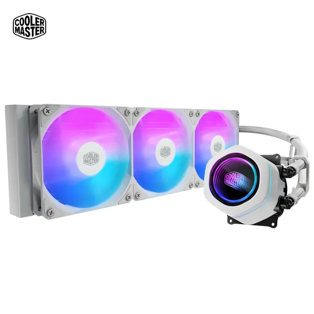 【Cooler Master 酷碼】Cooler Master MasterLiquid CORE NEX 360 ARGB 水冷 白色(CORE NEX)