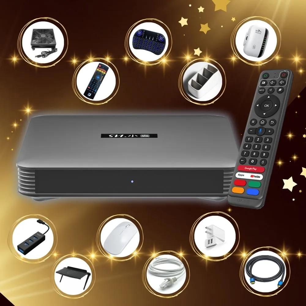 【SVICLOUD 小雲盒子】10P 4K旗艦語音電視盒(網路數位 智慧機頂盒 安卓機上盒 Android TV)