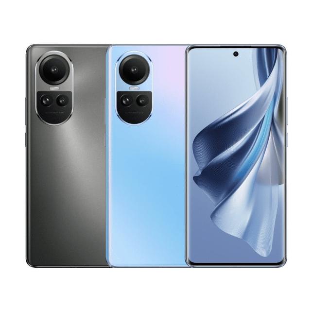 OPPO Reno 10 OPPO Reno10 5G旗艦手機,搭載6.7吋AMOLED螢幕,解析度2412x1080,提供細膩視覺體驗。Dimensity 7050八核心處理器(最高2.6GHz),搭配8GB RAM與256GB儲存空間,流暢執行Android系統。後置6400萬+3200萬+800萬畫素三鏡頭,前置3200萬自拍鏡頭,支援CMOS感光元件。5000mAh電池續航持久,支援4G/5G雙卡雙待,輕薄設計僅7.99mm厚、185g重。顏色選擇冰藍或銀灰,包含原廠旅充頭、傳輸線與退卡針,NCC認證CCAK235G0030T6,適合追求高效能與時尚的您。
