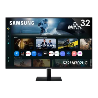 【Samsung 三星】32吋4K HDR10 智慧聯網螢幕(S32FM702UC)