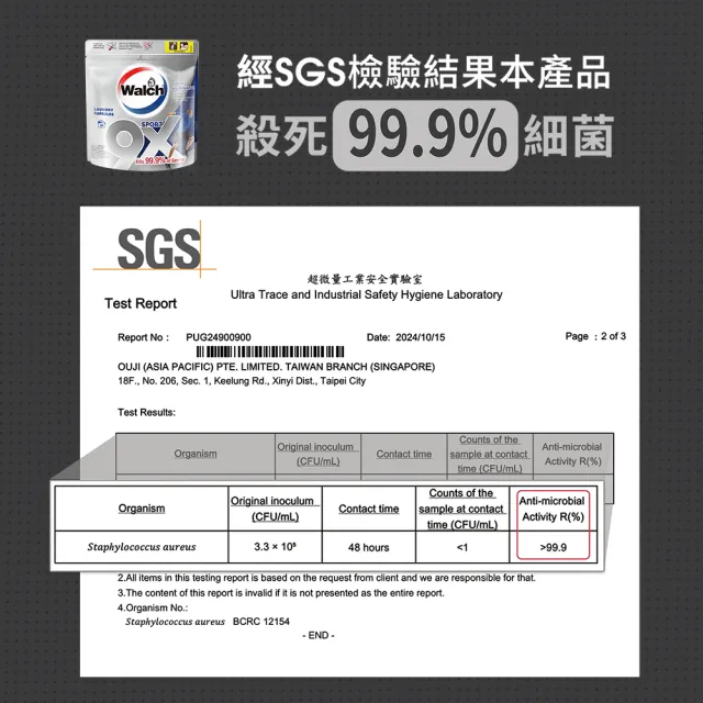 【Walch 威露士】9X抗菌洗衣膠囊/洗衣球 補充包60顆/袋(抗菌除臭/室內晾曬)