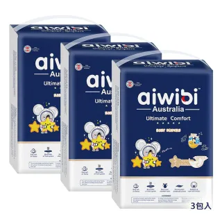 【Aiwibi 愛薇彼】夜用甄柔瞬吸 黏貼型紙尿褲x3包 S-XL(黏貼型/紙尿褲/尿布)