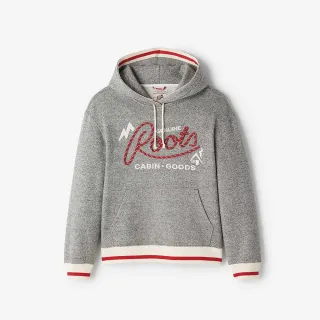 【Roots】Roots女裝- CABIN FLEECE 連帽上衣(灰色)