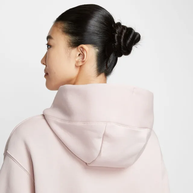 【NIKE 耐吉】AS W NSW PHNX FLC OS PO HOODIE 粉色 女款 長袖帽T 穿搭 休閒(DQ5861-667)