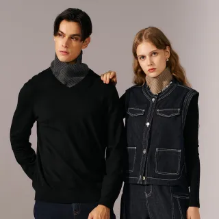 【KERAIA 克萊亞】魅力價-夜冬月影山羊絨高領圍脖(F；四色)