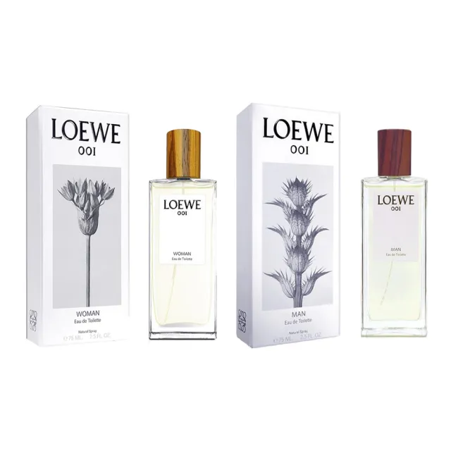 【LOEWE 羅威】001 淡香水 75ml(事後清晨多款任選 女性/男性)