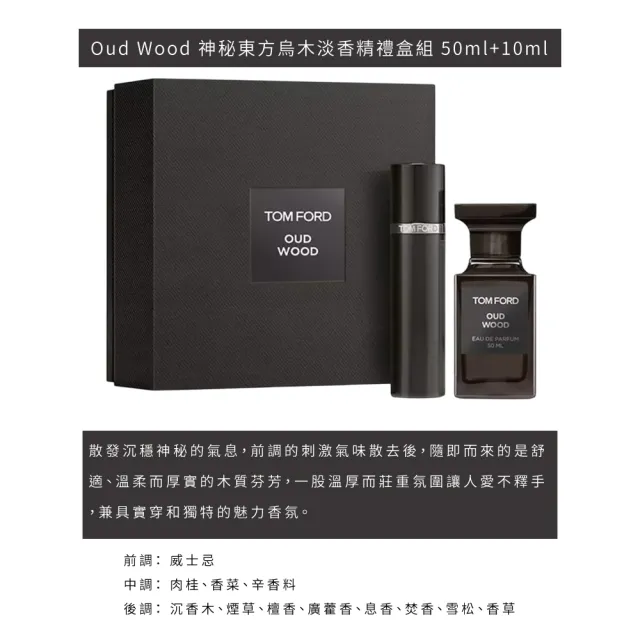 【TOM FORD】白麝香/神秘東方烏木 淡香精禮盒組 50ml+10ml