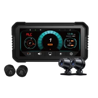 【ALC】機車Carplay前後雙錄行車記錄器 M6PRO(大全配再加贈胎壓及32G卡)