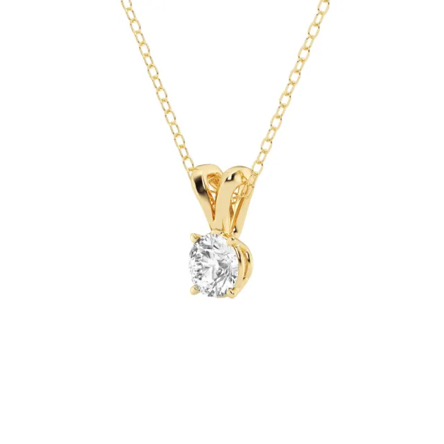 【鉅曜】IGI 50分 18K 光彩時刻 鑽石項鍊 三色任選(培育鑽石)