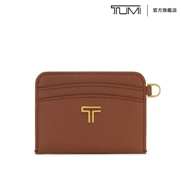 【TUMI】BELDEN SLG 皮革卡片夾 - 紅棕(TUMI 官方旗艦店)