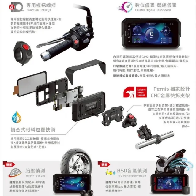 【Polaroid 寶麗萊】含安裝白牌 MS700CL  多媒體導航機 CARPLAY 附記憶卡(智能連動前後雙鏡頭行車記錄器)