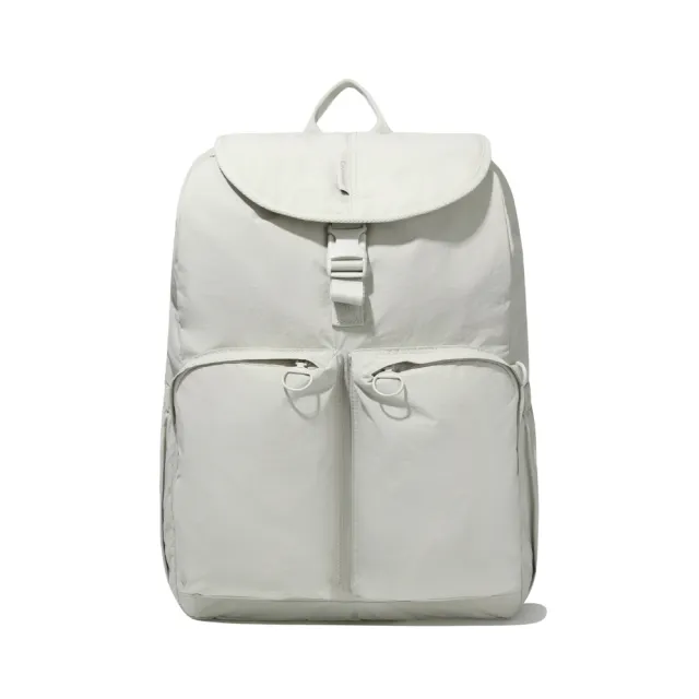 【COVERNAT】雙口袋後背包(ACC後背包 淺灰色)