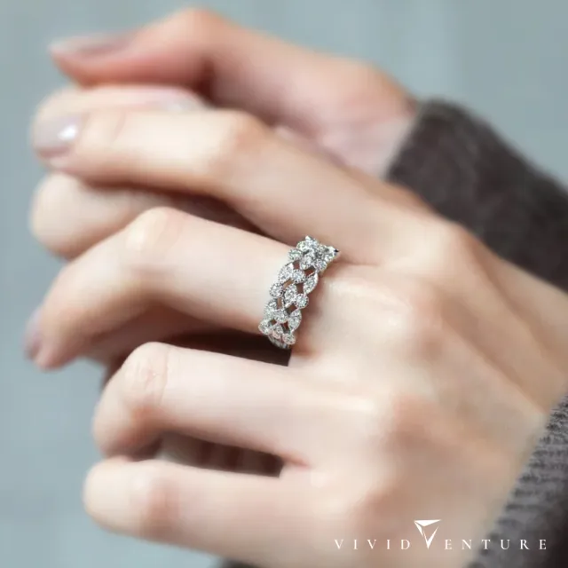 【Vividventure 亞帝芬奇】14K 36分 天然鑽石 真鑽 線戒 戒指 排戒 耳環 任選 星光閃耀