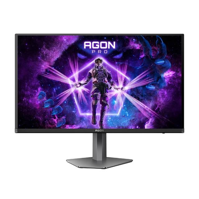 AOC AG276QZD2 AOC AG276QZD2 為26.5吋OLED面板電競顯示器,擁有2560×1440 2K解析度、0.03ms超快反應時間與240Hz更新頻率,1500000:1高對比及450cd/m²亮度,提供sRGB 100%與DCI-P3 98.5%廣色域。支援HDR、Adaptive-Sync抗撕裂、內建喇叭與USB3.2埠,具抗藍光、護眼及零閃屏功能,適合電競遊戲、追劇、學生學習及辦公使用。VESA壁掛相容,3年保固,重量僅6.7kg。