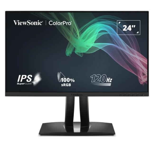 【ViewSonic 優派】VP2456A 24型 IPS☆廣色域專業設計繪圖(內建喇叭/可旋轉/Type-C/Pantone認證)