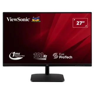 【ViewSonic 優派】VA2732-MHD-3 27型 IPS 100Hz 商用護眼電腦螢幕(104% sRGB/內建喇叭/1ms/VGA/HDMI/DP)